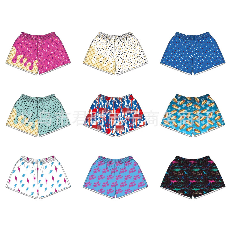 Customized New Style Shorts for Women, Summer Home Casual Parent-Child Shorts, Fashionable Shorts, Breathable Sports Versatile Hot Pants Customized New Style Shorts for Women, Summer Home Casual Parent-Child Shorts, Fashionable Shorts, Breathable Sports Versatile Hot Pants