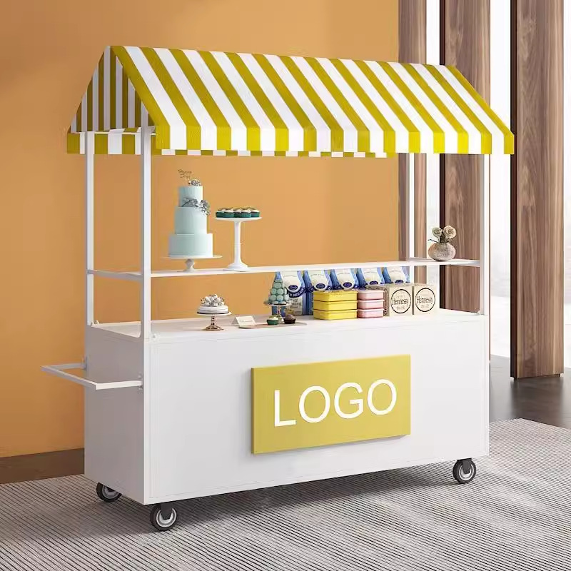 户外摆摊架网红夜市摊位架活动摆摊桌商业街展示台集市可拆装棚架