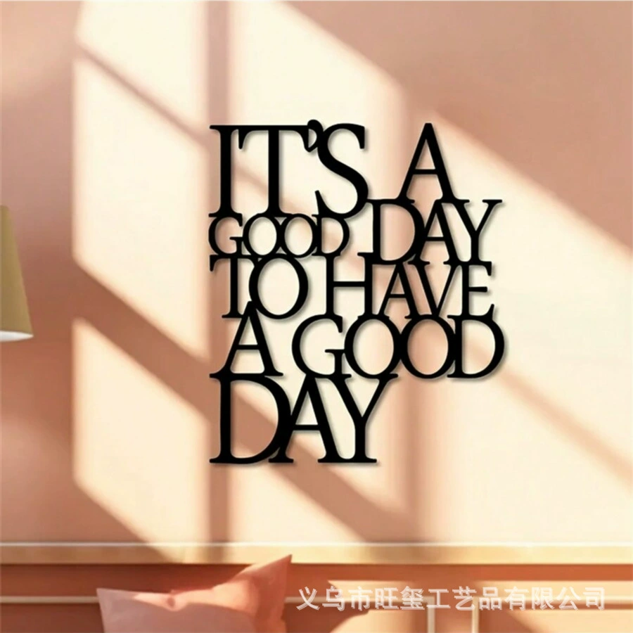 Трансграничные буквы настенный красивый текст домашний офис комната гостиная стены декоративные металлические поделки