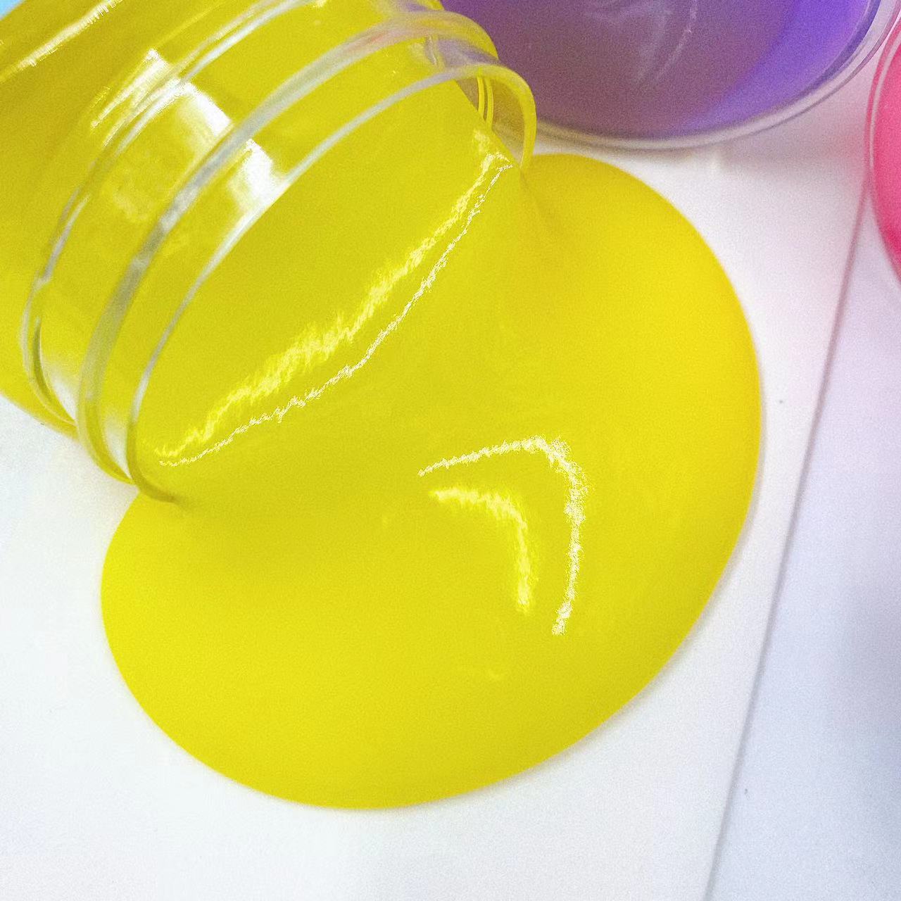 Juguetes de barro de color para niños slim abrazar leche de agua falsa color barro de cristal goma espumante al por mayor 2 yuanes tienda de ferrules