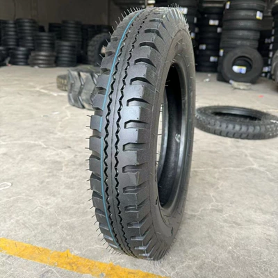 Tire snow chain | Three-Tire Four-Wheel Vehicle Tractor - 500-14-curved-mixed-pattern-8-ply-includes-inner-tube