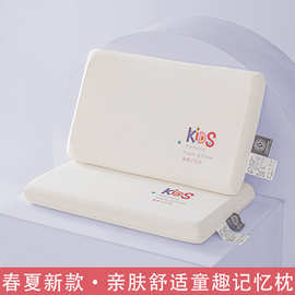 2025春夏新款童趣记忆枕柔软舒适枕头单只装家用枕芯枕套四季可用