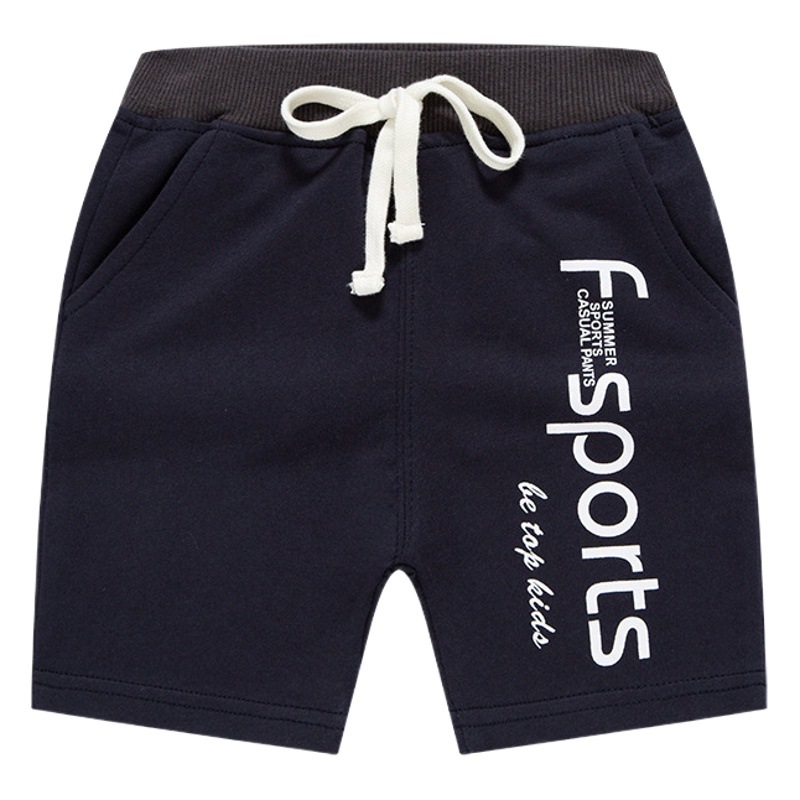 Pantalones cortos deportivos de verano 2026 para niños, estilo coreano, con letras, venta al por mayor del fabricante, dropshipping image 1