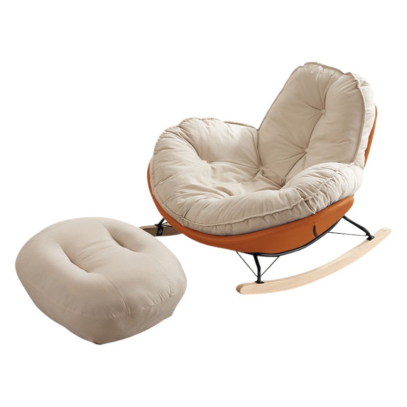 Sofá perezoso, mecedora de pingüino, sillón reclinable para adultos, sala de estar para adultos, balcón de caracol, silla de balanceo de ocio interior para el hogar