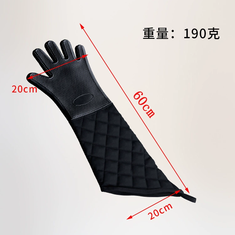 Long silicone gloves, 60cm