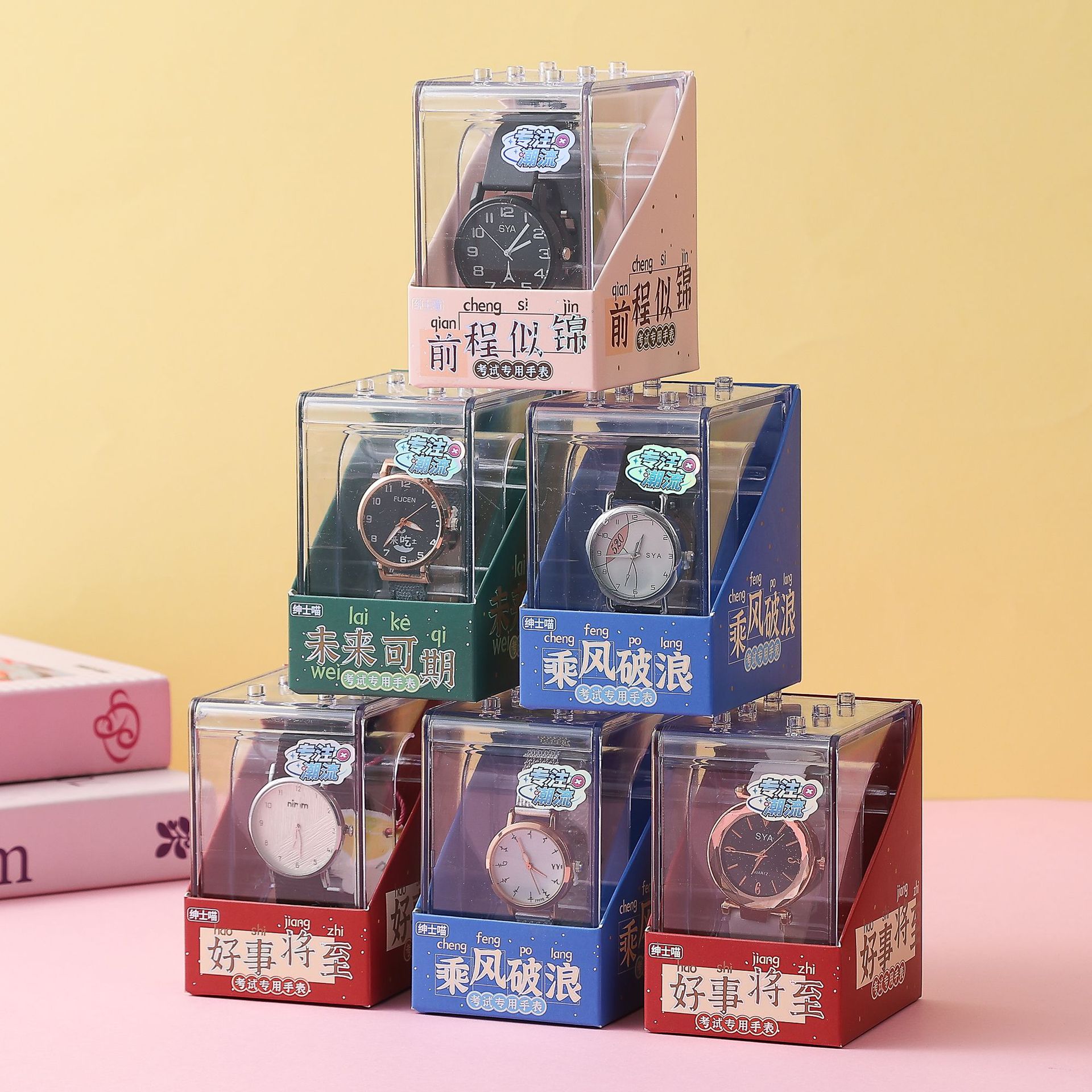 Cartoon Luminous Silicone Cartoon Cute Children's Watch Boxed Color Printed Pointer Watch Exquisite Gift Student Watch Wholesale