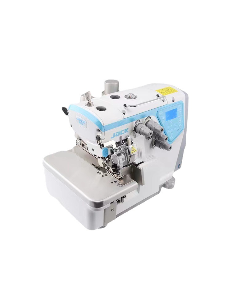 Máquina de coser overlock automática de cuatro hilos jakc/Jack C4, máquina de coser overlock con reconocimiento de tela y función overlock