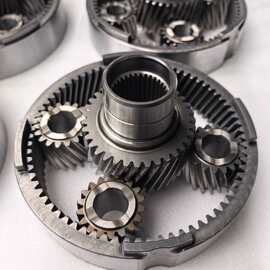 内斜齿轮加工定制花键轴减速机内齿套伞轮齿条耐磨损工业内斜齿轮