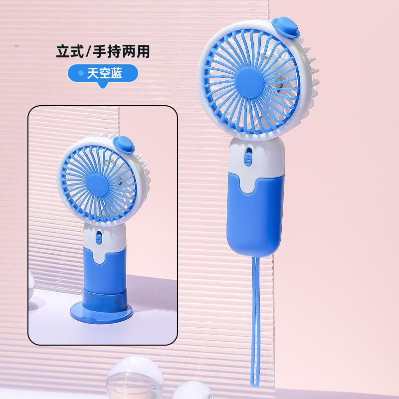 夏用電化製品ハンドヘルドファン USB 充電式ミニポータブルハンドヘルド小型ファンデスクトップ小型扇風機|undefined
