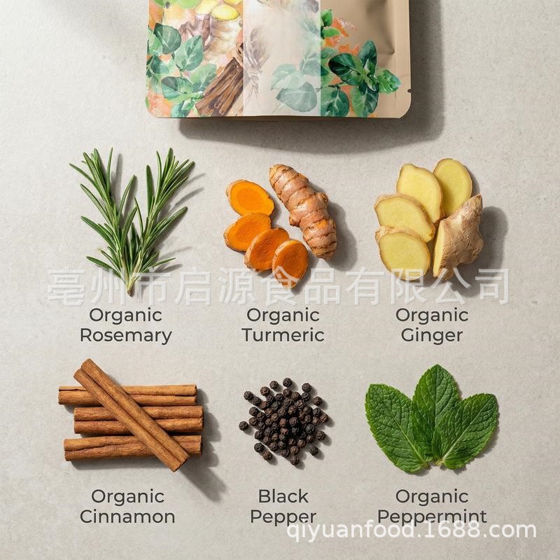 Turmeric Cinnamon Ginger Powder Jiang Huang Rou Gui Sheng Jiang Herbal Blend 114g key features
