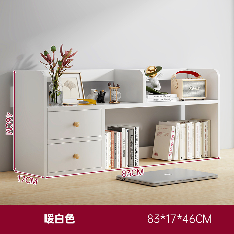 Estantería de escritorio simple estante de almacenamiento portátil estudiante dormitorio escritorio de la computadora simple estantería de múltiples capas