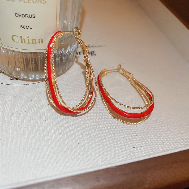 18# silver needle-gold-red-three layers