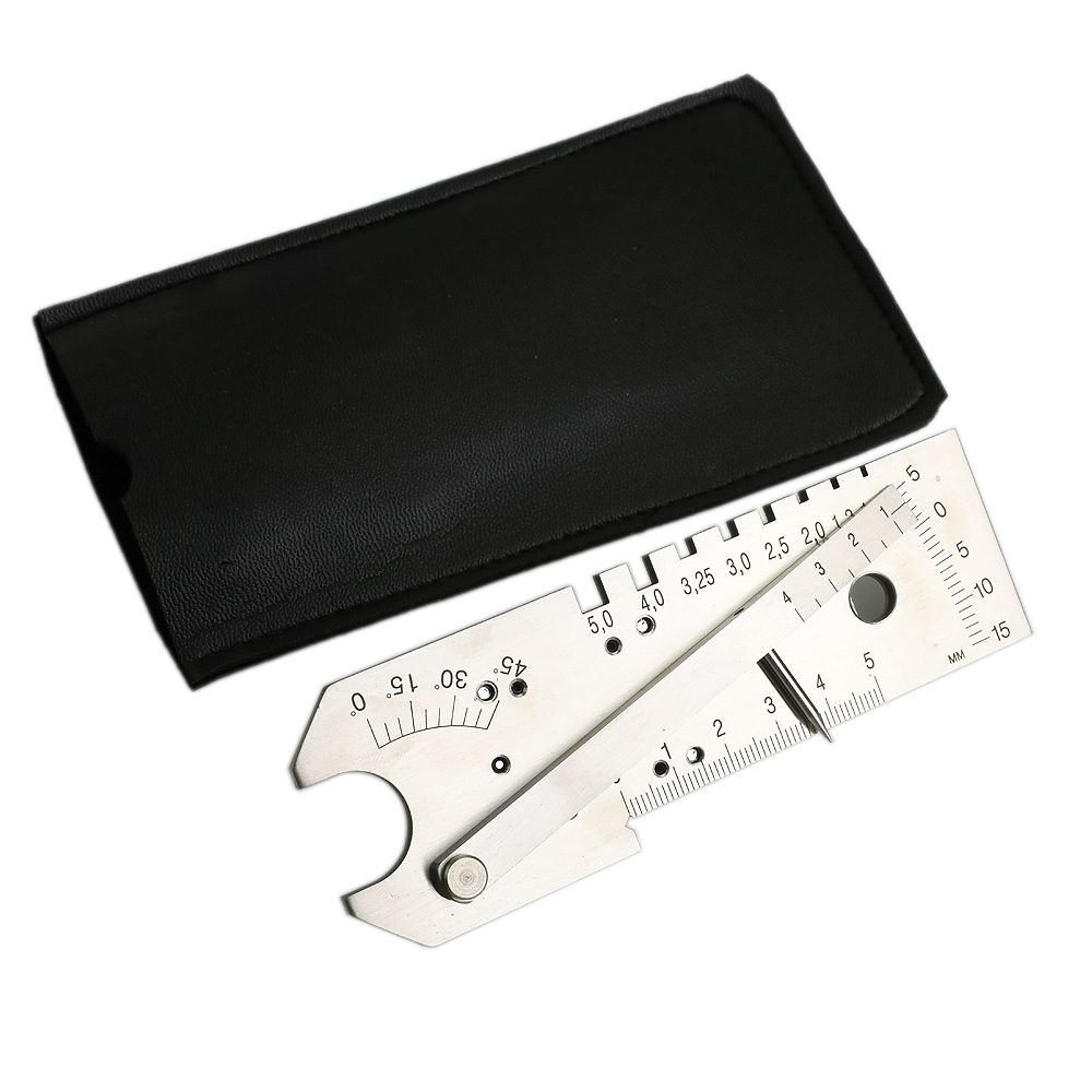 HUOTO不锈钢 多工能焊缝规 组合焊缝检验尺 划线规焊缝规