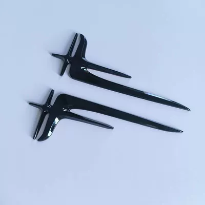 Mercedes-Benz C300L car emblem, Car logo - standard-a-pair-of-c-level-extended-side-markers-glossy-black