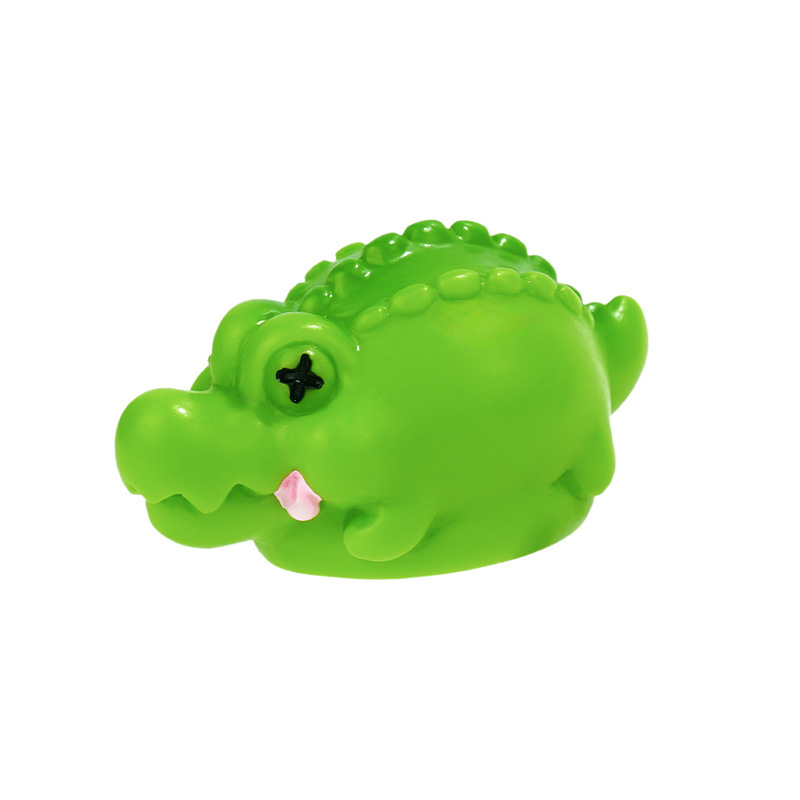 Creativo lindo cocodrilo pequeño decoración de bricolaje caja ciega bolsa accesorios escritorio coche micro paisaje mini decoración