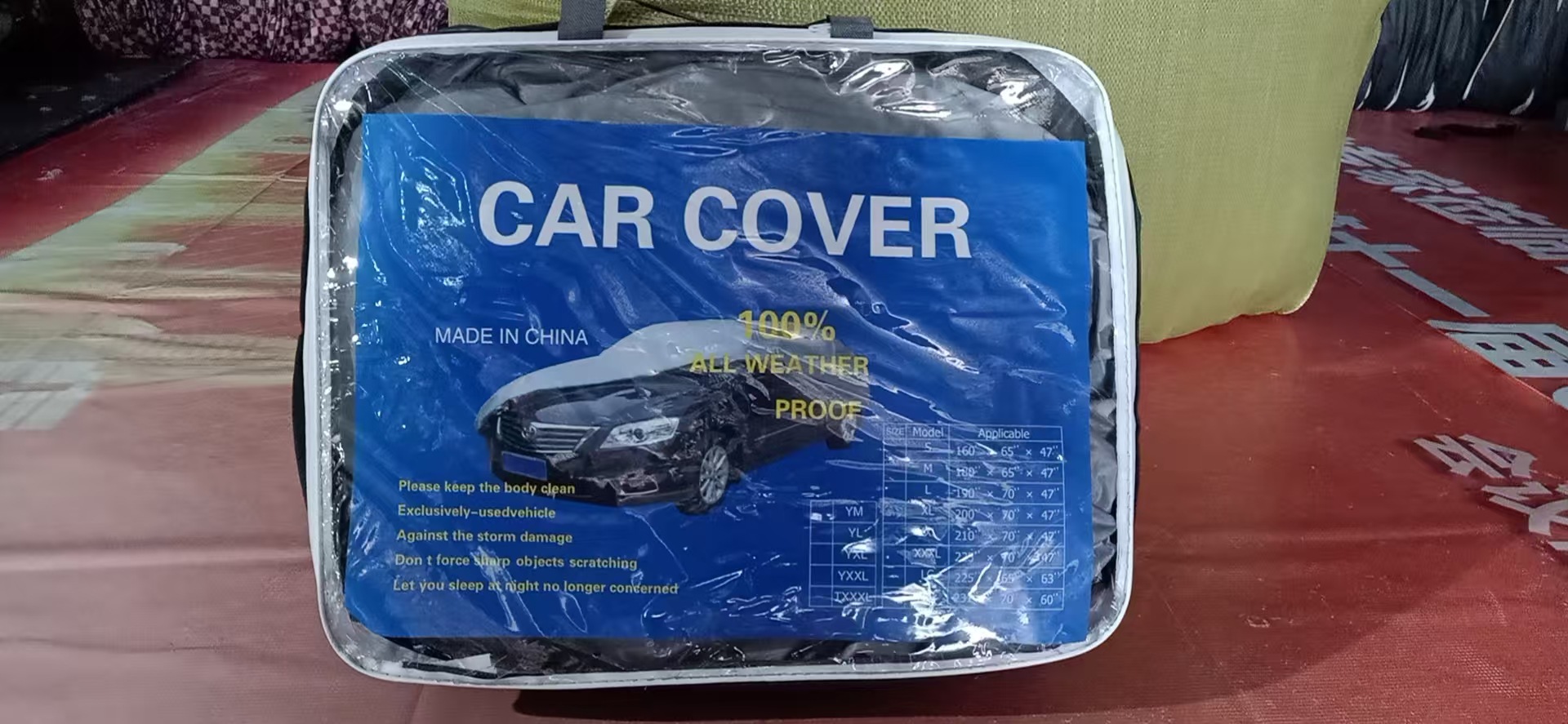 Car Cover, Car Hood, Full Car Protection Against Sun, Rain, Snow, Dust, and Bird Droppings, Suitable for All Seasons