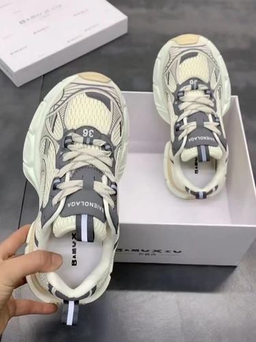 Women's Thick-Aged Sneakers 2024 Spring Fashion, Versatile Dad Shoes, Trendy Casual Mesh Breathable Sports Shoes