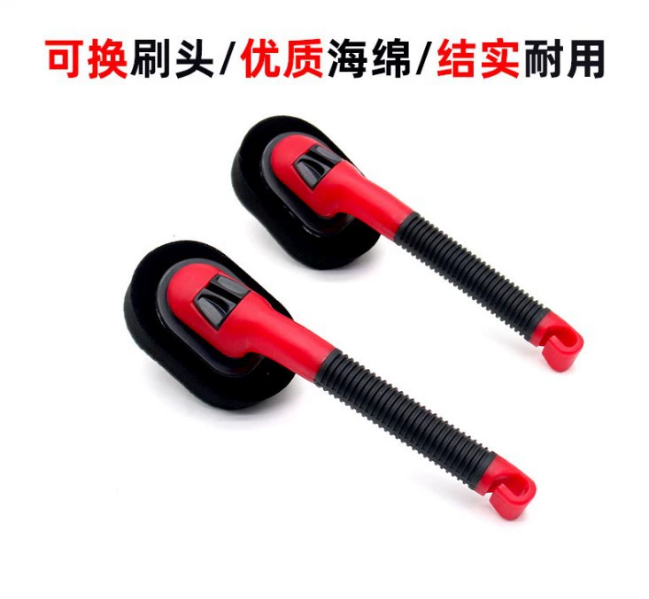 Щетка для полировки автомобильных шин, щетка для чистки воска, инструмент для масла, сменная запасная губка, не входит