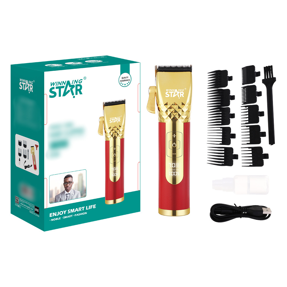 Ganar estrella Amazon pelo eléctrico Clipper traje pelo Clipper recargable hogar portátil pelo Clipper