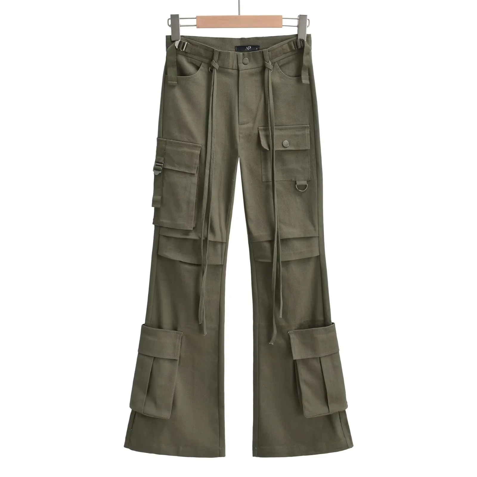 Stylish multi-pocket overalls