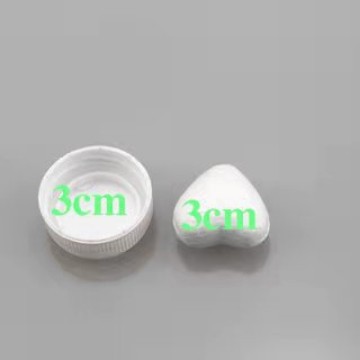 Baolilong espuma sólida tamaño del corazón melocotón medio amor decoración de la ventana boda apoyos pintados