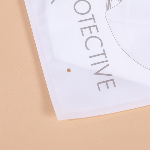 Japanese matte film 3D packaging bag three-side sealing composite bag bundle of 100 hangable ziplock bags wholesale