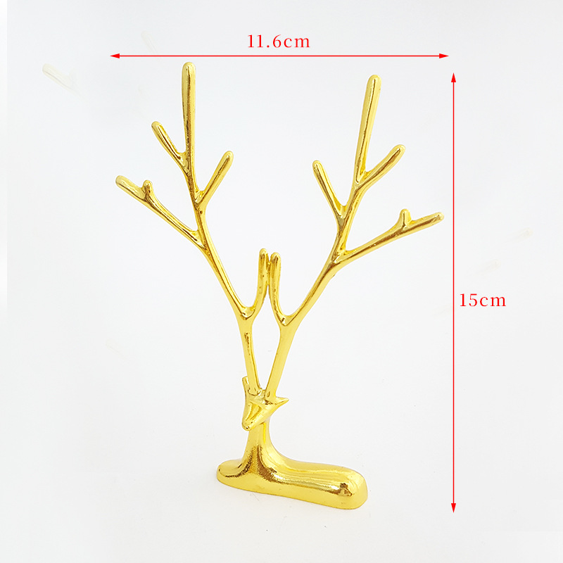 Luz casa de lujo cubierta de metal accesorios de elevación ciervos Cisne elefante animal decoración aromaterapia cubierta Candy Jar Accesorios