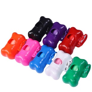 Pet Bone Garbage Box Picker Bag Dog Feces Garbage Bag Storage Box Dispenser Factory Printing LOGO
