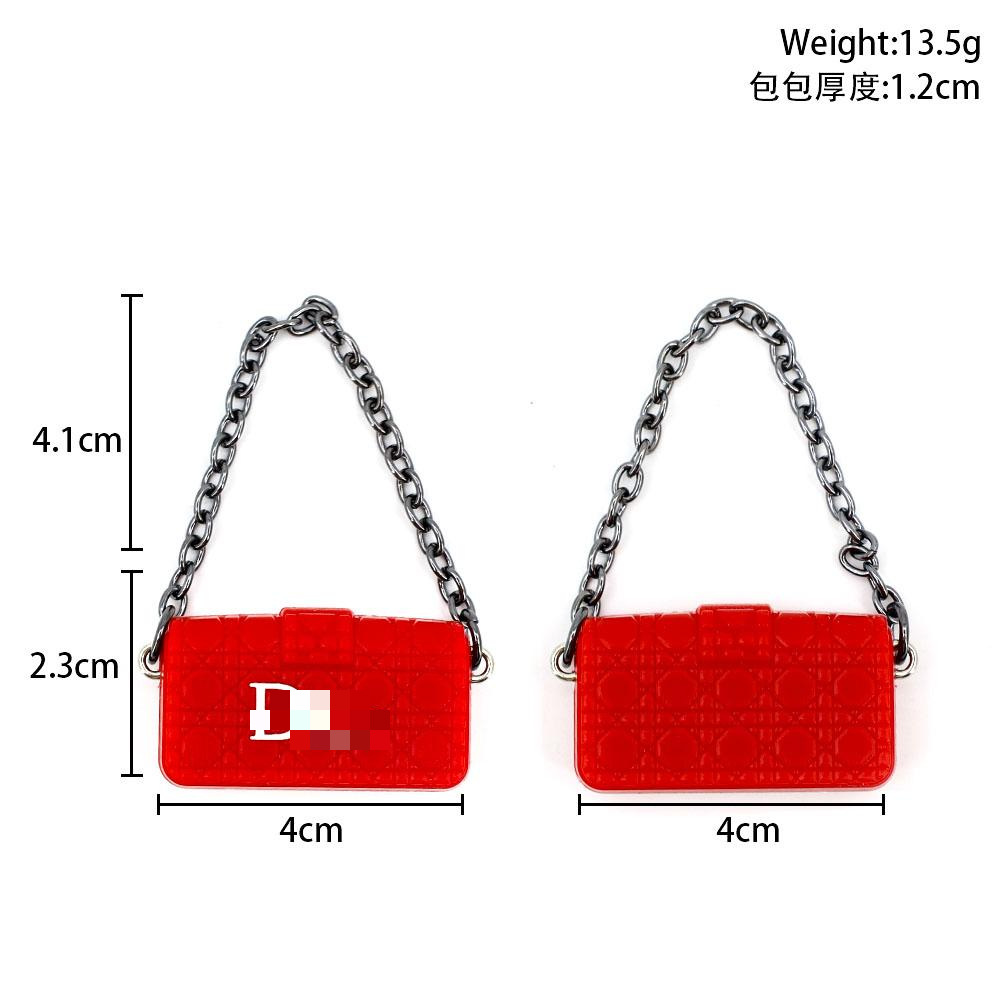 Dollhouse mini muñeca casa pequeña bolsa BJD bolsa de estilo de marca 6 centavos bolsa de muñeca 30 cm accesorios de muñeca