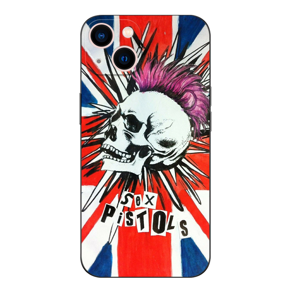 Punk rock phone case for iPhone 14 13 12 11 Pro Max_voghion.com