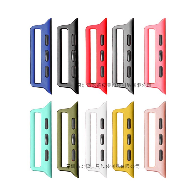 Suitable for Apple Connector applewatch7 adapter Plastic Clad Steel Ribbon Elastic Strap adapter