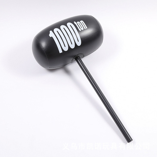 Inflatable hammer 1000ton plastic hammer inflatable toy floor push thickened hammer prop event car gift