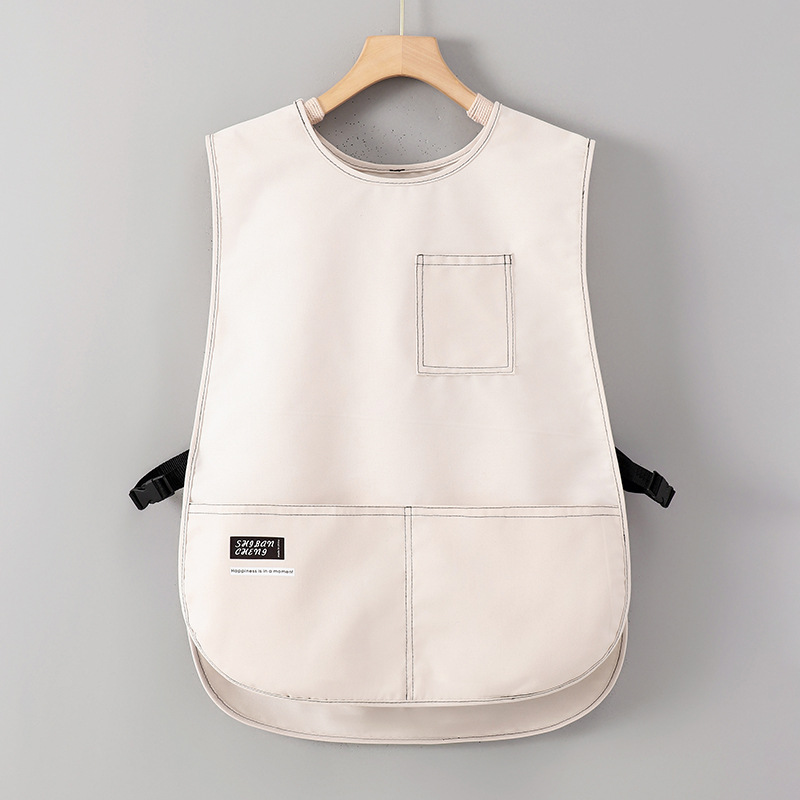 Chaleco delantal hombro red red cocina doméstica 2025 nuevo trabajo impermeable a prueba de aceite impresión de logotipo personalizado femenino