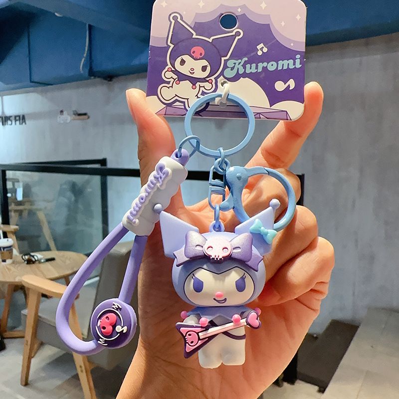 2026年新作正規品サンリオクロミぬいぐるみキーホルダー女性向け可愛いハローキティぬいぐるみカメラ小物