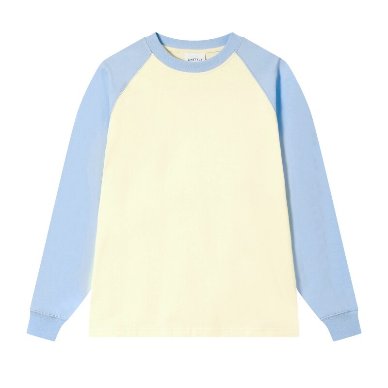 260g algodón puro color de choque hombro cuello redondo manga larga impresión de manga corta logotipo equipo de construcción de sudaderas culturales tendencia deportiva