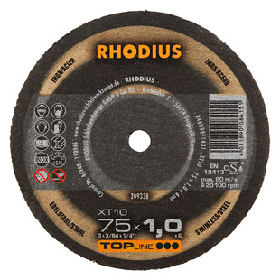 ���_��˹ɰ݆RHODIUS�M��MINI������Ƭֱĥ�C����ĥƬ75/65/50