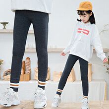 女童打底裤秋冬儿童加绒裤子女加厚秋装棉裤外穿新款中大童长裤潮