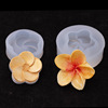 Three dimensional silicone mold solar-powered, epoxy resin contains rose, clay, aromatherapy, candle, 3D flower, sunflower
