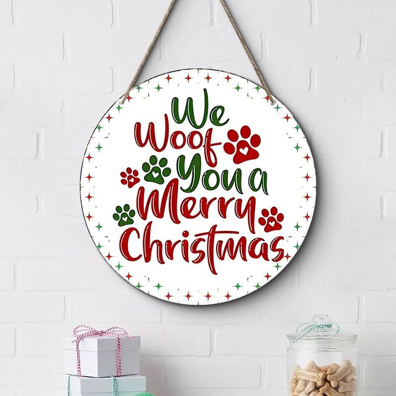 クロスボーダークリスマスクリエイティブ吊り下げ装飾木製工芸品ラウンドドアサイン木製吊り下げタグシリーズ 20Cmos 吊り下げ|undefined