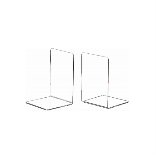 Cross-border supply of transparent acrylic bookstands for student desktop storage wholesale partitions, bookends and bookends