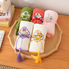 国風刺繍フリンジタオル卸売り結婚花嫁結婚祝いお返しタオルギフトボックスビジネスお土産タオル