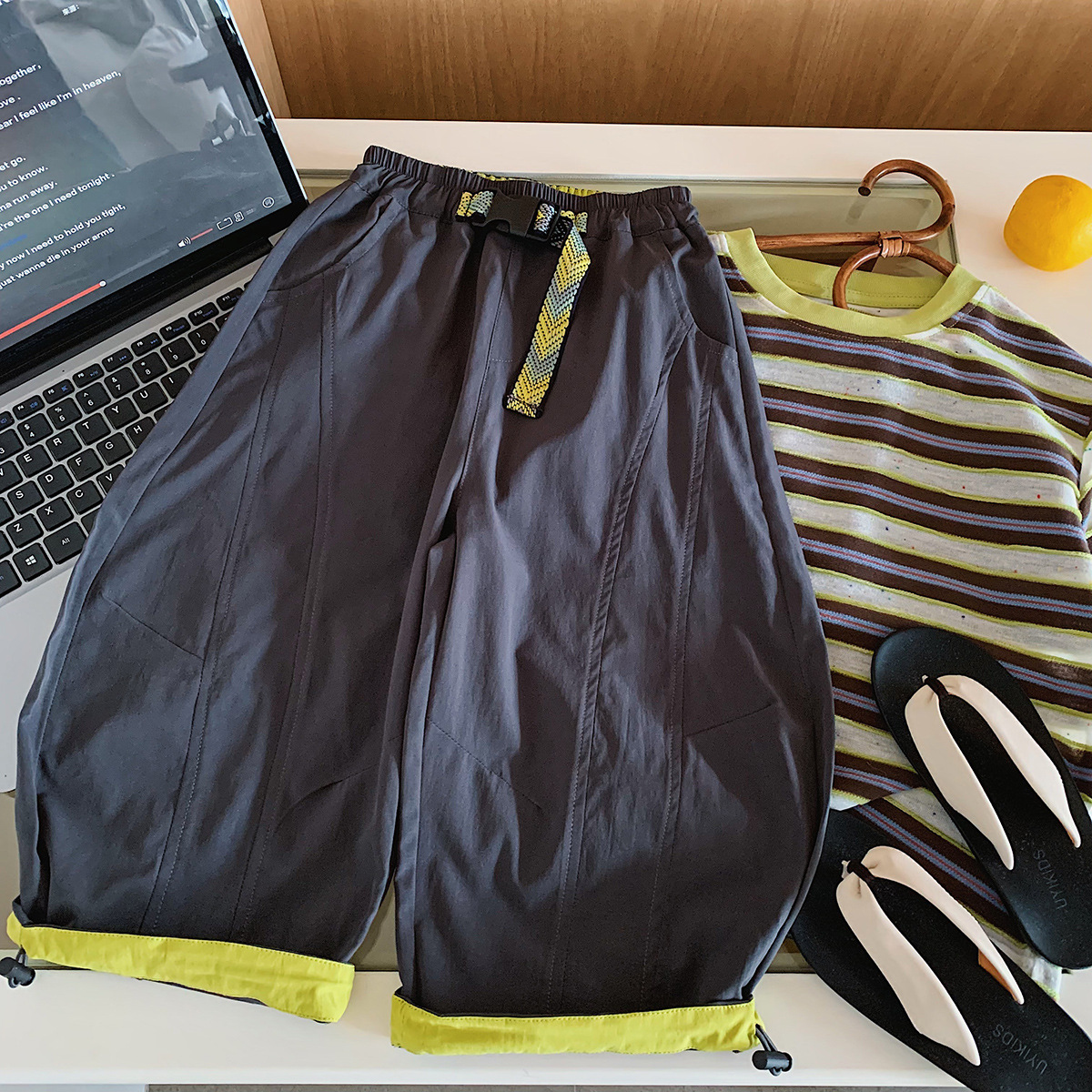 Quick dry summer thin fashionable trousers for boys