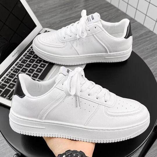 Men's Shoes White Shoes Men's 2025 Spring and Summer Breathable New Men's Casual Versatile White Shoes Men's Sports Sneakers