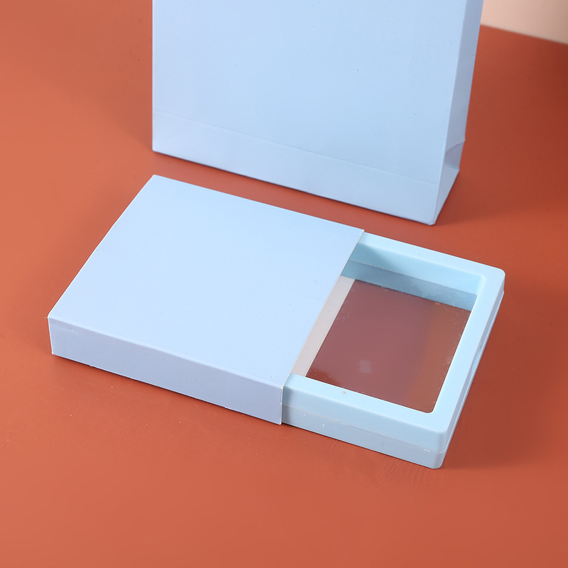 light blue; 7*7*2 paper sleeve (excluding suspension box)