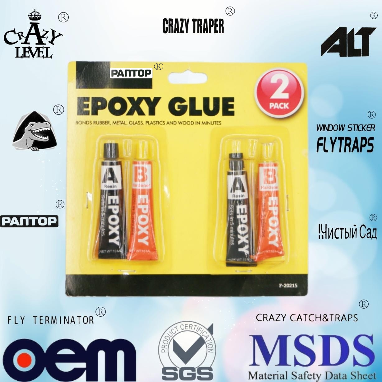 辰希双组AB胶水AB胶丙烯酸AB胶mini款合成胶粘剂办公学习日用粘胶