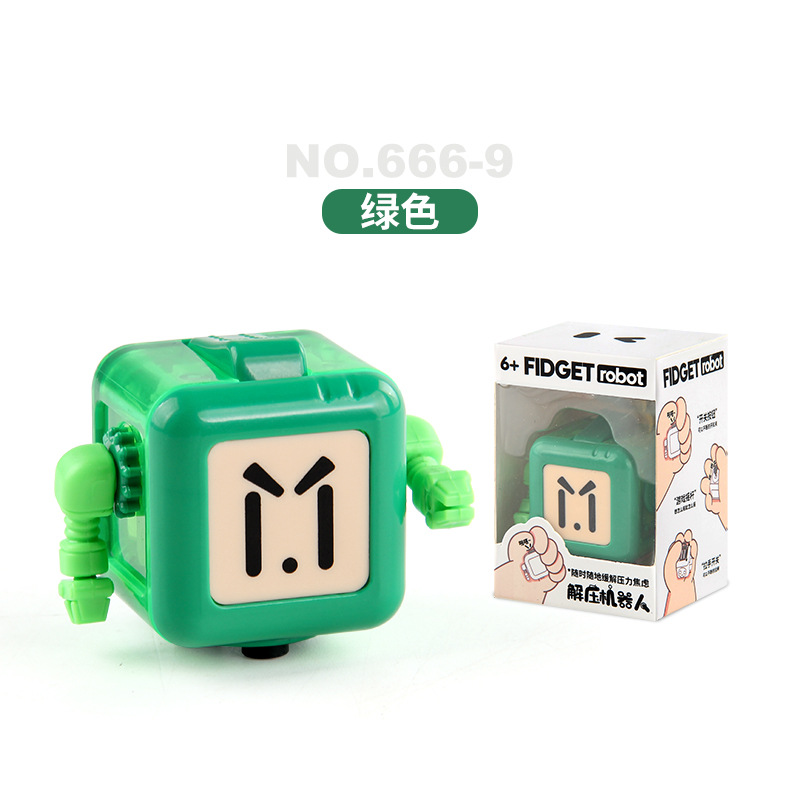 666-9 descompresión robot verde chino en caja 43G