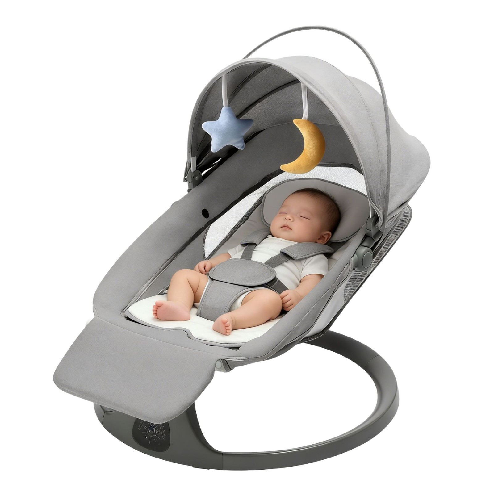 Cuna eléctrica multifuncional transfronteriza, silla mecedora para bebés, silla ajustable para bebés, artefacto mágico para recién nacidos