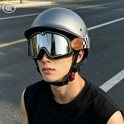 Motorcycles, Summer Half Helmet | Motosiklet kaskı (dəbilqə)