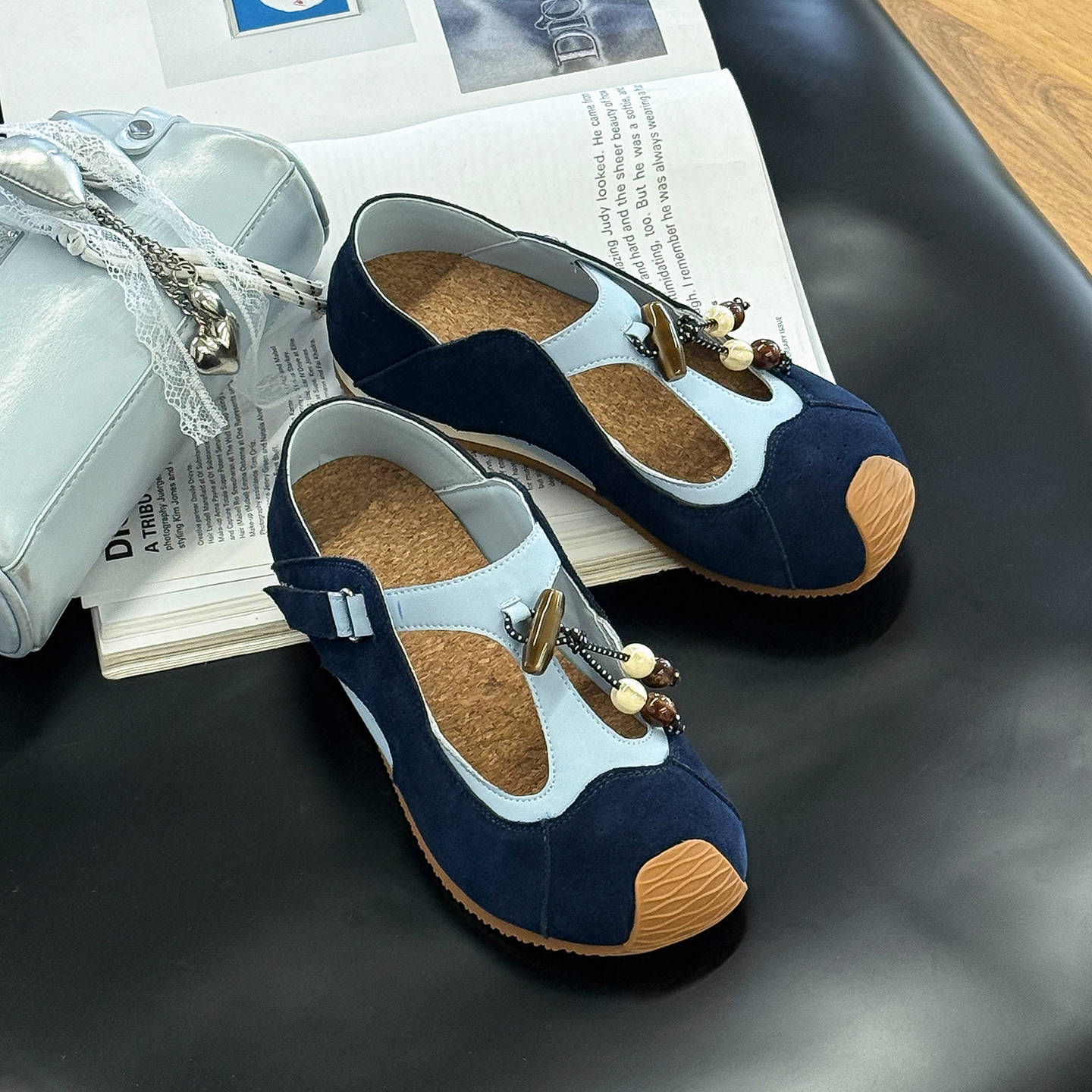 Birkendek Women's 2026 Summer New Model, Dual-use Single Shoes, Retro Ethnic Style Soft-soled Mary Jane Shoes_vogvips.com