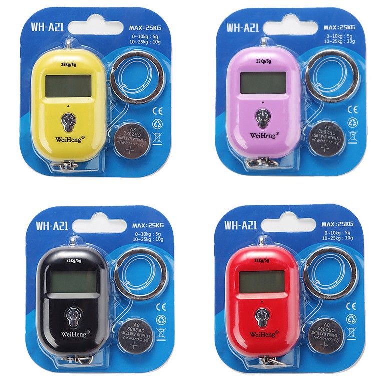 Weiheng Rechargeable Keychain Satchel Scale Wh-A21 Mini Digital Scale Digital Satchel Scale Can Be Used as a 25kg